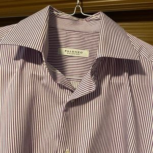 PALENZO collezioni button down long sleeves shirt in perfect condition